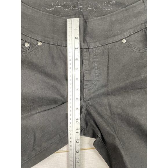 Jag Jeans Womens 16 Black Slim Leg Pull On Stretch Pants Hi Rise Elastic NWT - Picture 6 of 12